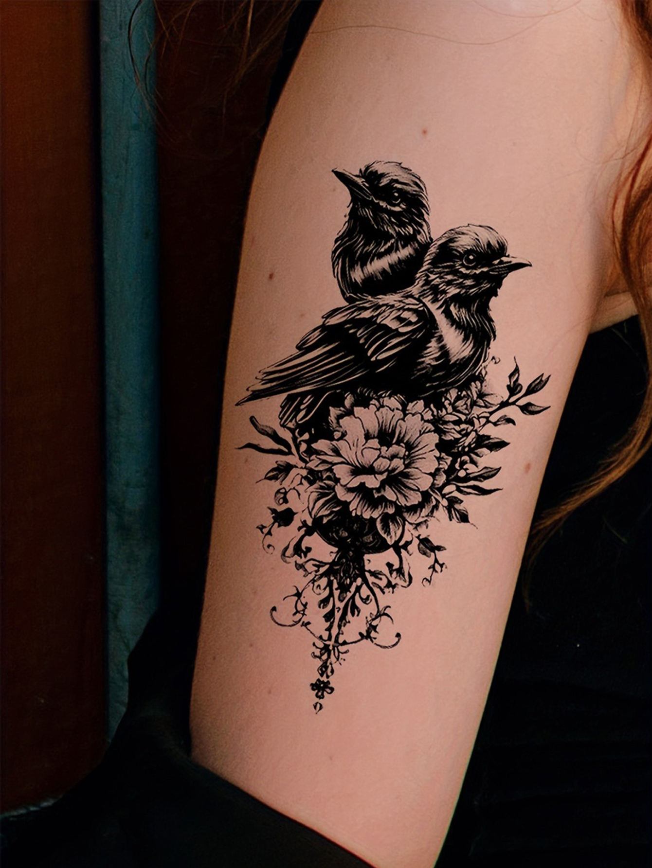 Dark Style Mixed temporary Tattoo